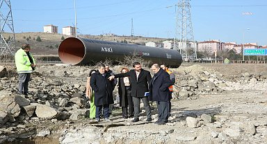 Ankara Büyükşehir Belediyesi'nden Polatlı'ya içme suyu taşıyacak hatta sıkı denetim