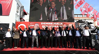 Antalya Büyükşehir Belediye Başkanı Böcek, Demre ve Kaş'ta seçim koordinasyon merkezlerini açtı