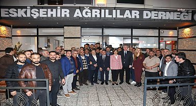 Ataç, Kurt ve Ünlüce'den Eskişehir Ağrılılar Derneği'ne ziyaret