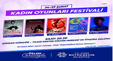 Aydın Büyükşehir Belediyesi, 'Kadın Oyunları Festivali'ne ev sahipliği yapacak