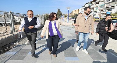 Aydın Büyükşehir Belediyesi, Kuşadası sahil şeridini düzenliyor