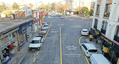 Aydın Büyükşehir ekipleri, Efeler Sanayi Caddesi'nde sıcak asfalt çalışmasını tamamladı