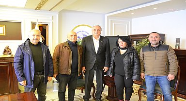 Bozüyük Belediye Başkanı Bakkalcıoğlu'na muhtar adayından ziyaret