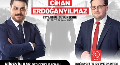BTP’nin İstanbul Büyükşehir Belediye Başkan Adayı Cihan Erdoğanyılmaz oldu