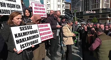 Çaykur'da çalışan geçici mevsimlik işçiler kadro talebiyle eylem yaptı