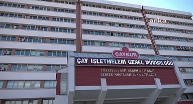 Çaykur'da çalışan mevsimlik işçiler kadro talebiyle eylem yaptı