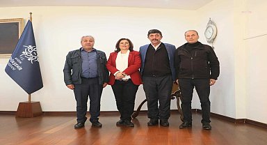 Çineli muhtarlardan Aydın Büyükşehir Belediye Başkanı Çerçioğlu'na ziyaret