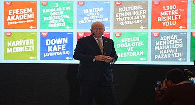 Efeler Belediye Başkanı Atay, ilçe halkına projelerini anlattı