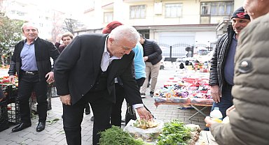 Efeler Belediye Başkanı Atay, vatandaşları dinlemeye devam ediyor 