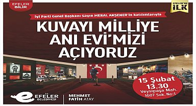 Efeler, Kuvayı Milliye Anı Evi'nin açılışı için gün sayıyor