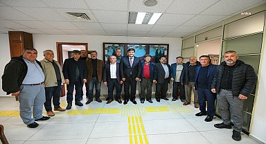 Esenköy sakinlerinden Fethiye Belediye Başkanı Karaca'ya teşekkür ziyareti