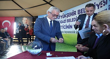 Eskişehir Büyükşehir Belediyesi'nden Seyitgazili çiftçiye küçükbaş hayvan desteği