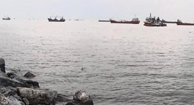 İmralı Adası açıklarında kargo gemisi battı...