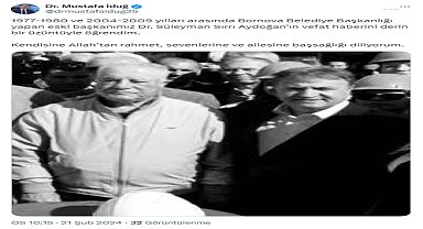 İzmir'de Eski Belediye Başkanı Sırrı Aydoğan hayatını kaybetti