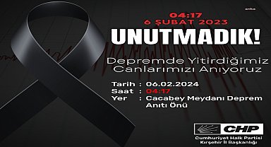 Kırşehir, 6 Şubat depremlerinde yitirilen canları anacak