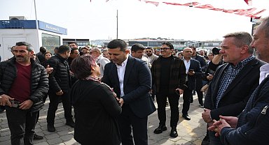 Kuşadası Belediye Başkanı Günel'den Nazilli Pazarı'na ziyaret