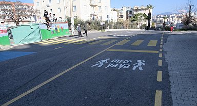 Kuşadası Belediyesi, okul yollarını daha güvenli ve modern hale getiriyor