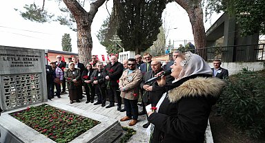 Leyla Atakan, İzmit'teki mezarı başında anıldı
