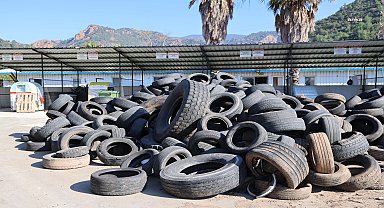 Marmaris Belediyesi, 45 bin araç lastiğini geri dönüşüme kazandırdı