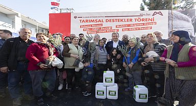 MERSİN BÜYÜKŞEHİR BELEDİYESİ'NDEN AKDENİZLİ İLÇESİNDE YAŞAYAN ÜRETİCİYE DESTEK 