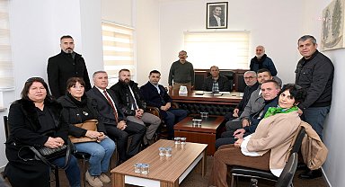 Ömer Günel'den Hacı Bektaş Veli Anadolu Kültür Vakfı Kuşadası Cemevi'ne ziyaret