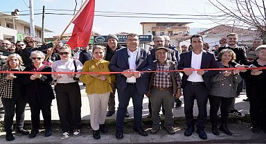 Seferihisar Belediyesi, Orhanlı'da yapımı tamamlanan sosyal tesisi hizmete açtı