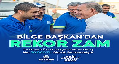 Seyhan Belediyesi'nde en düşük işçi maaşı 36 bin TL oldu