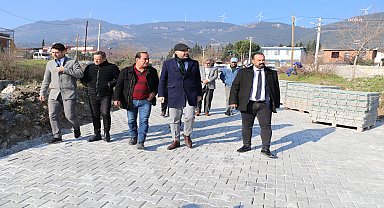 Söke Belediye Başkanı Arıkan, yol çalışmalarını sahada inceledi