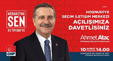 Tepebaşı Belediye Başkanı Ataç, İlk Seçim İletişim Merkezi'ni Hoşnudiye'de açacak
