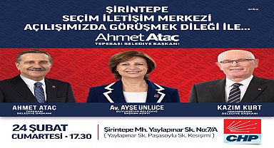 Tepebaşı Belediye Başkanı Ataç, Şirintepe Seçim İletişim Merkezi'ni açacak