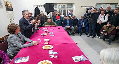Tepebaşı Belediye Başkanı Ataç ve EBB Başkan Adayı Ünlüce vatandaşlarla buluştu