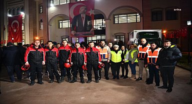 Tepebaşı Belediyesi ekipleri, Gaziantep İslahiye'de anma törenine katıldı