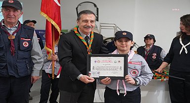 Tepebaşı'nın küçük izcileri yemin etti