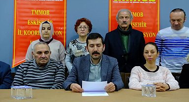 TMMOB Eskişehir İl Koordinasyon Kurulu Sekreteri Yahya Kaya: "Erzincan İliç'teki riskler Eskişehir için de geçerli"