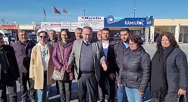 Uşak Belediye Başkan Adayı Özkan Yalım Uşak Otogarında açıklamalarda bulundu: "Seçildiğim taktirde en fazla 24 ay içerisinde yeni bir otogar yapacağız"