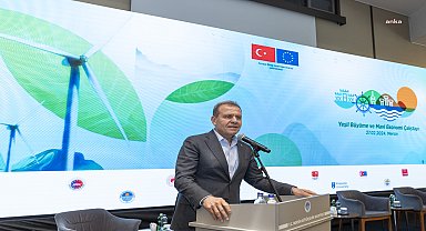 Vahap Seçer, Yeşil Büyüme ve Mavi Ekonomi Çalıştayı'na katıldı: "Gelecek dönem Mersin'in kanalizasyon sorununu büyük ölçüde çözeceğiz"