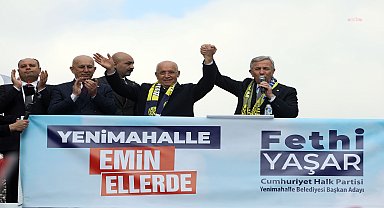Yenimahalle Belediye Başkanı Yaşar: "Yaptıklarımız var, yapacaklarımız var. Kimseyi ayırt etmeden çalışmayı sürdüreceğiz"