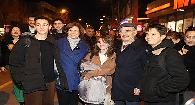 Yılmaz Büyükerşen ve Ayşe Ünlüce, vatandaşlarla buluştu 
