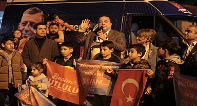 Akhisar Belediye Başkanı Dutlulu'ya baba ocağı Sazoba'da yoğun ilgi