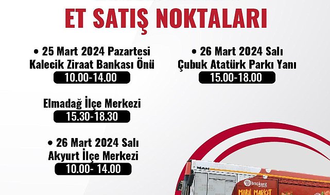 ANKARA BÜYÜKŞEHİR BELEDİYESİ'NİN UYGUN FİYATLI ET SATIŞI DEVAM EDİYOR