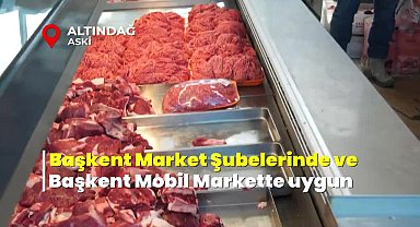 ANKARA BÜYÜKŞEHİR BELEDİYESİ’NİN UYGUN FİYATLI ET SATIŞI UYGULAMASINDA 1 HAFTADA 34 TON 730 KİLOGRAM ET SATILDI