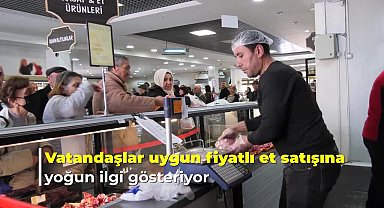 ANKARA BÜYÜKŞEHİR BELEDİYESİ'NİN UYGUN FİYATLI ET SATIŞINA YOĞUN İLGİ: 5 GÜNDE 22 BİN 966 KİLO ET SATILDI