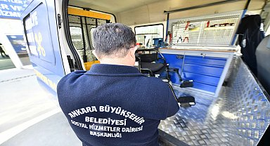 Ankara Büyükşehir'den engelli yurttaşlar için "Mobil tamir, bakım-onarım aracı" hizmeti