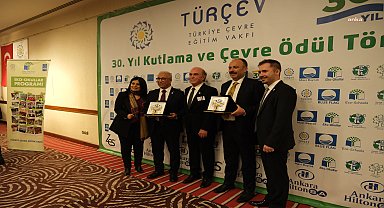 ANTALYA BÜYÜKŞEHİR BELEDİYESİ, 20'NCİ ÇEVRE ÖDÜLÜNÜ ALDI
