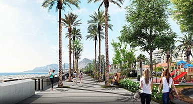 ANTALYA BÜYÜKŞEHİR BELEDİYESİ, KONYAALTI SAHİLİ'NDE ÇEVRE DÜZENLEMESİNİ YAPTIĞI ALANI YARIN HİZMETE AÇIYOR