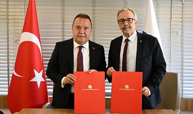 ANTALYA BÜYÜKŞEHİR BELEDİYESİ'NDEN İKİ İŞ BİRLİĞİ PROTOKOLÜ
