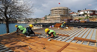 ANTALYA BÜYÜKŞEHİR’İN ‘HIDIRLIK KULESİ ÇEVRESİ ARKEOLOJİK KAZI VE SEYİR TERASI PROJESİ’NDE ÇALIŞMALAR SÜRÜYOR