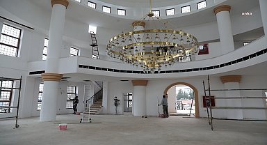 ANTALYA'DA GÜNEŞ MAHALLESİ CAMİ İNŞAATINDA SONA GELİNDİ