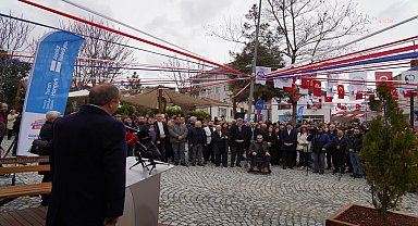 Avcılar Belediyesi, Tarihi Ambarlı Köyiçi Meydanı'nı aslına uygun olarak düzenledi