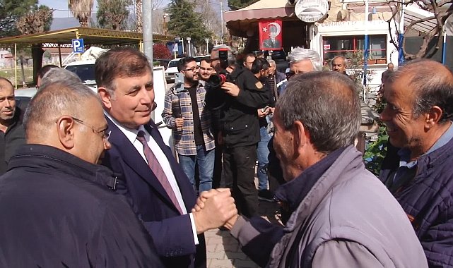 BAŞKAN CEMİL TUGAY KİRAZ'DAN DESTEK İSTEDİ